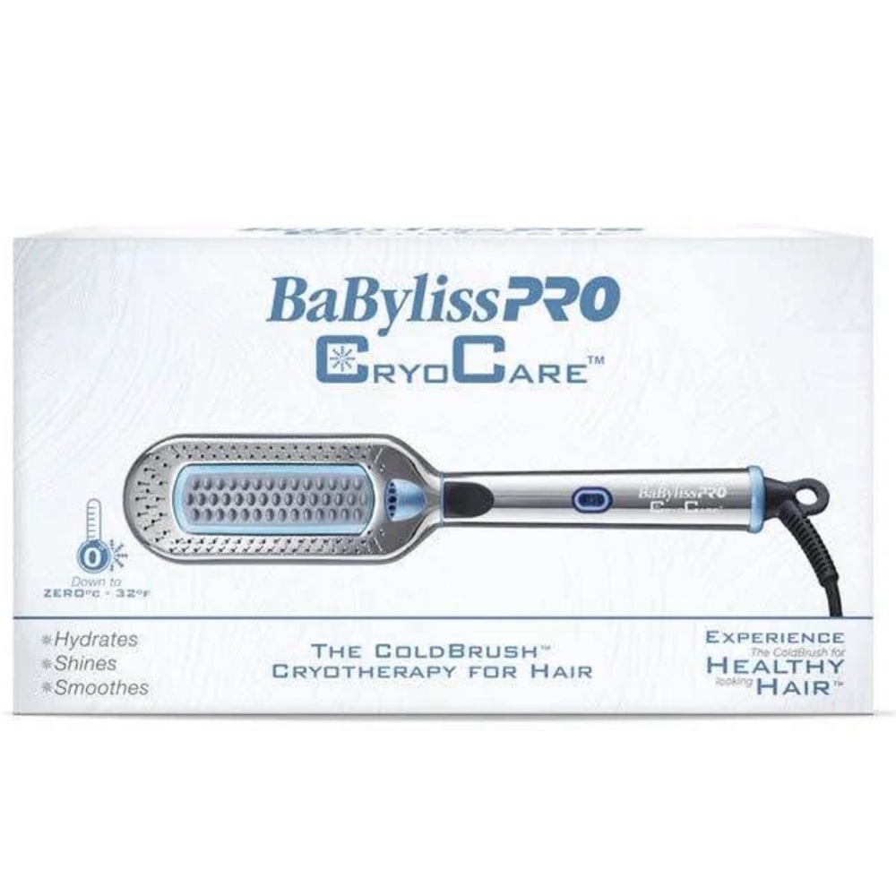 BaByliss Pro CryoCare ColdBrush with Silver and Blue